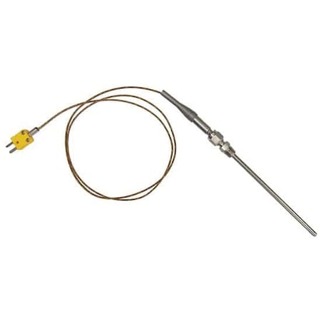 Digi-Sense Temperature Probe, Type K, 15" L, Heatsh 90446-56